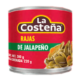 Salsa La CosteÃ±a Rajas De JalapeÃ±o 380 Gr