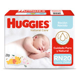 Pañal Recien Nacido Natural Care Huggies de 20 Uni