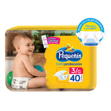 Pañal Extra proteccon Pequeñin 3G de 40 Uni