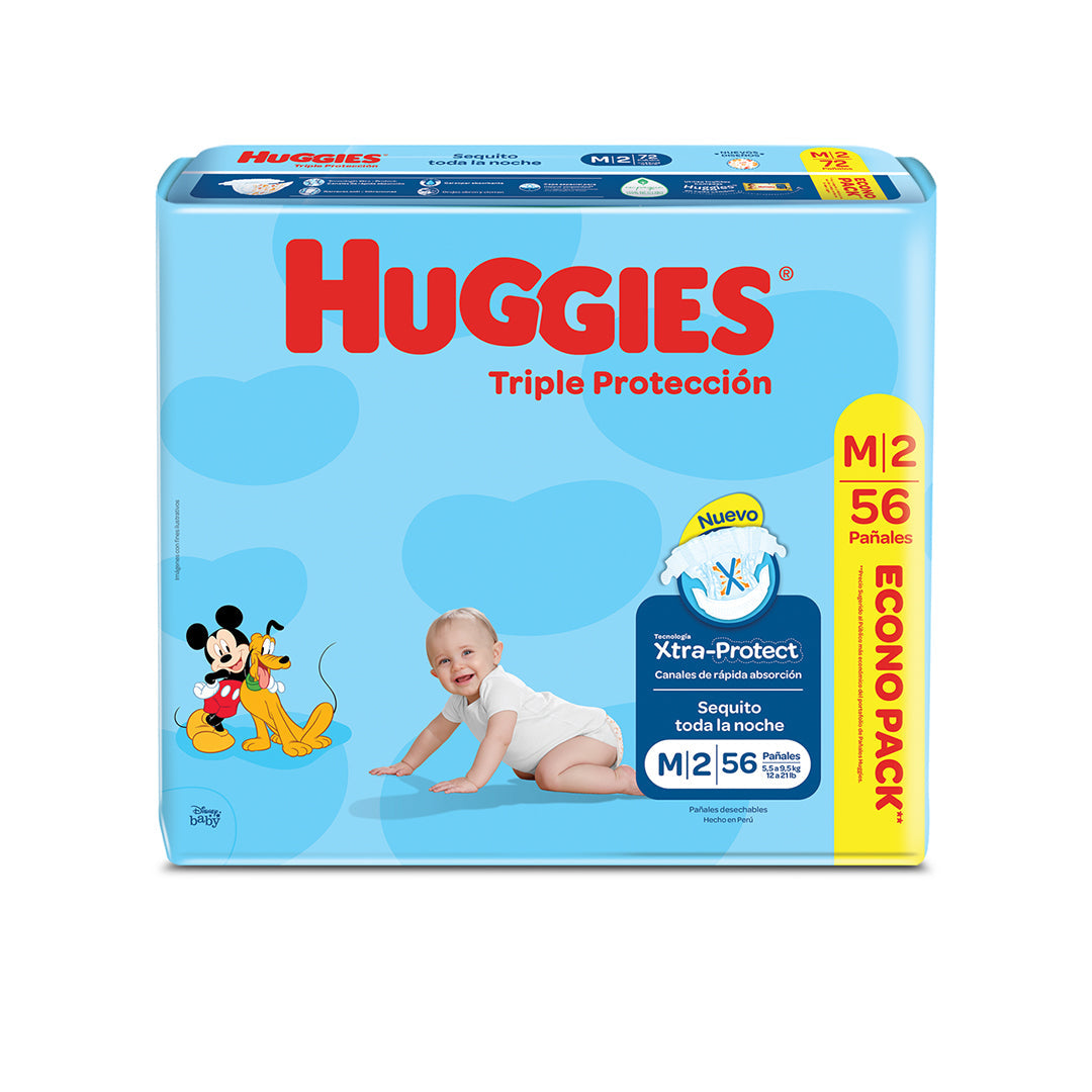 Pañal Proteccion M Huggies de 56 Uni|