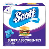 Servilletas de Papel Super Absorbentes Scott de 100 u