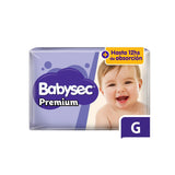 Pañal Premium G Babysec de 64 Uni