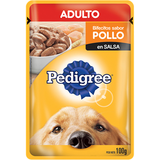 Bifecitos sabor Pollo en Salsa Adultos Pedigree 100 g