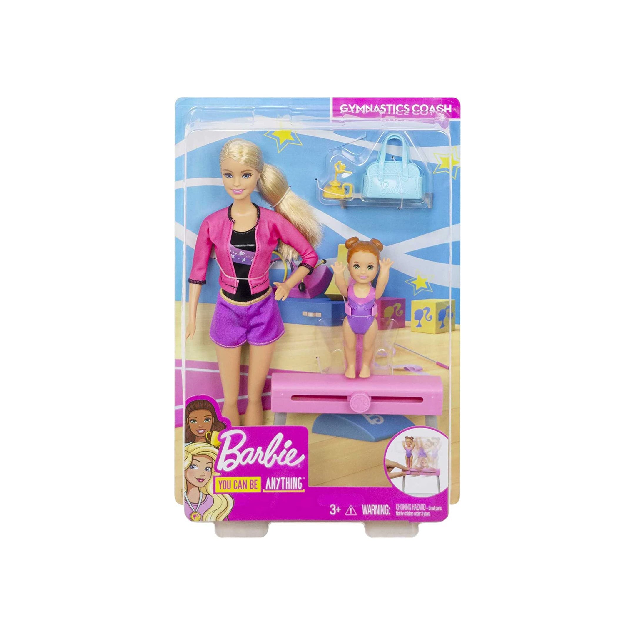 Mu eca Entrenadora de Gimnasia Barbie Mattel Fidalga