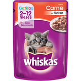 Alimento para Gatos sabor Carne Whiskas 85 g