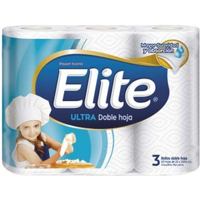 papel-toalla-ultra-doble-hoja-elite-3-rollo
